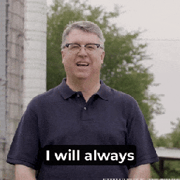 Gif of Brad Pfaff saying "I will always have your back"