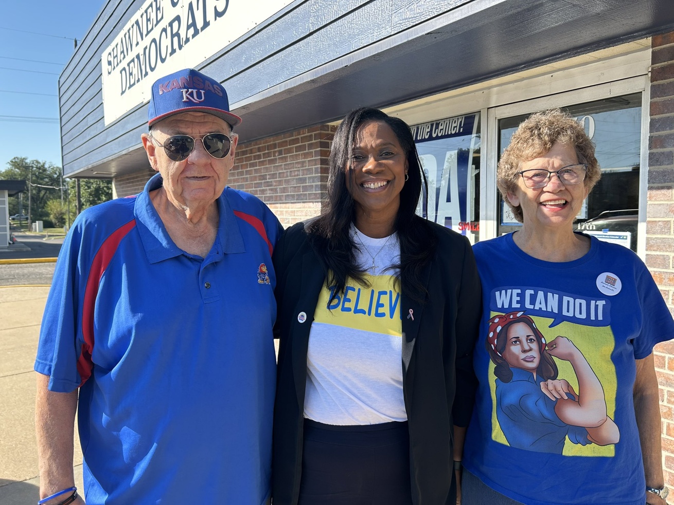 Chair Repass and volunteers