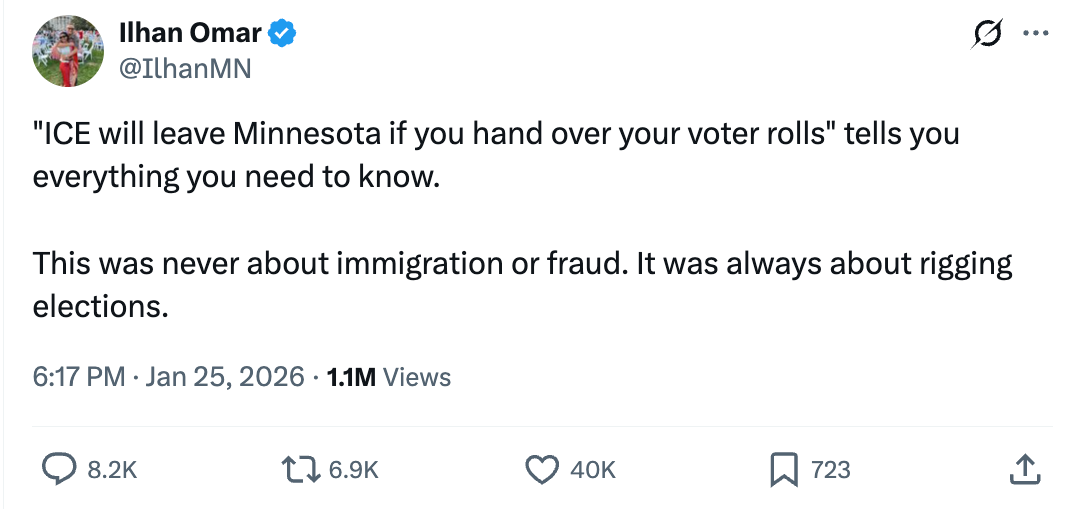 Ilhan Omar ICE tweet
