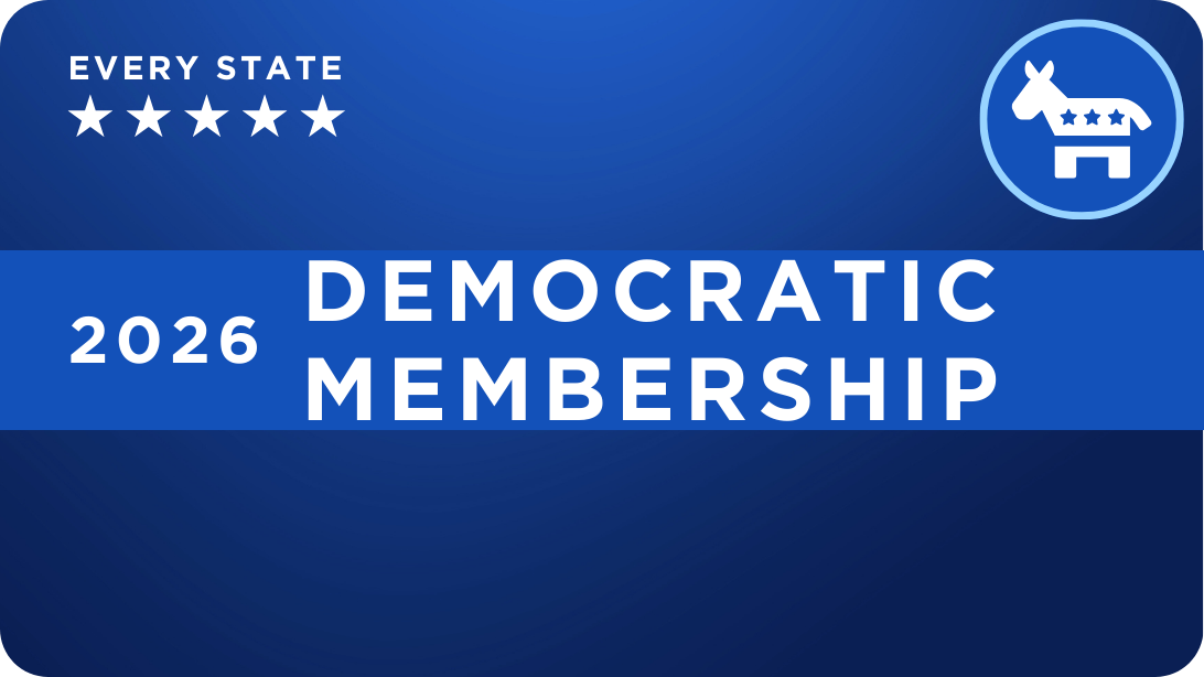 Democratic Supporter Pledge card