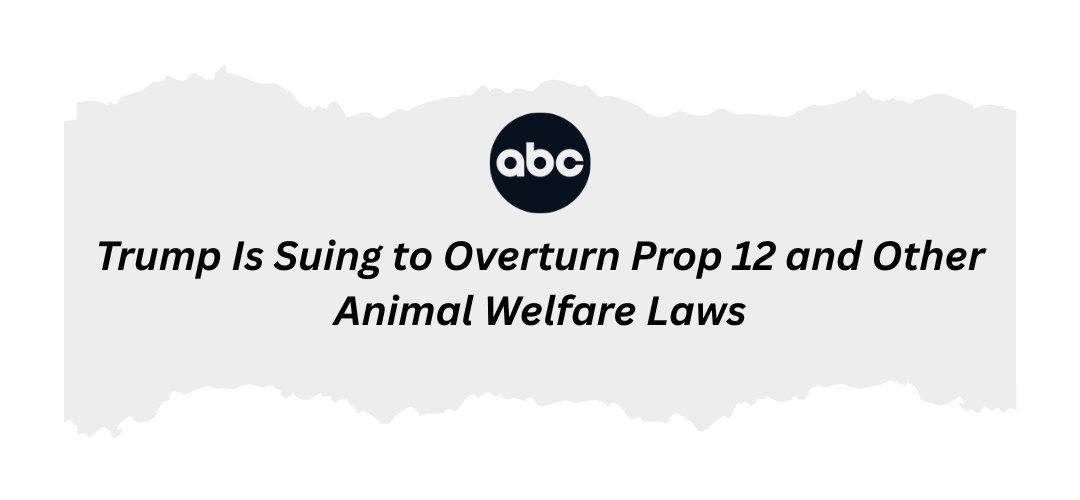 Trump sues over Prop12