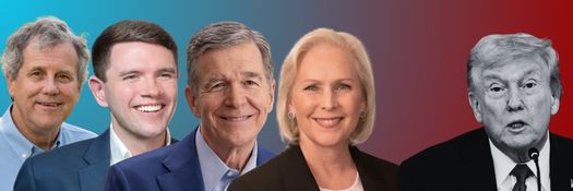 James Talarico, Sherrod Brown, Roy Cooper, Kirsten Gillibrand vs. Donald Trump