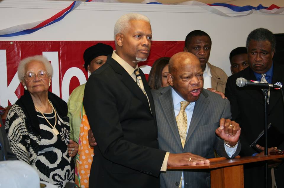 Hank and Congressman Johnson in the early 2010s