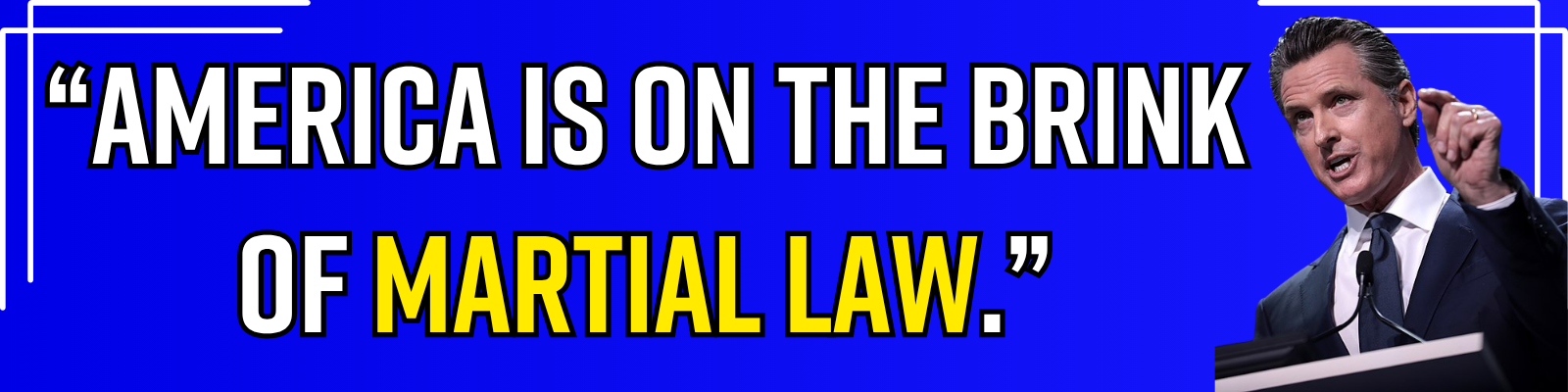America is on the brink of martial law