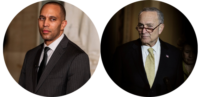Hakeem Jeffries and Chuck Schumer Hakeem Jeffries and Chuck Schumer