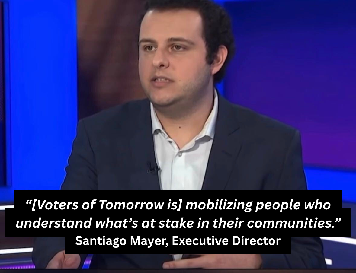 Santiago Mayer speaking at MSNOW