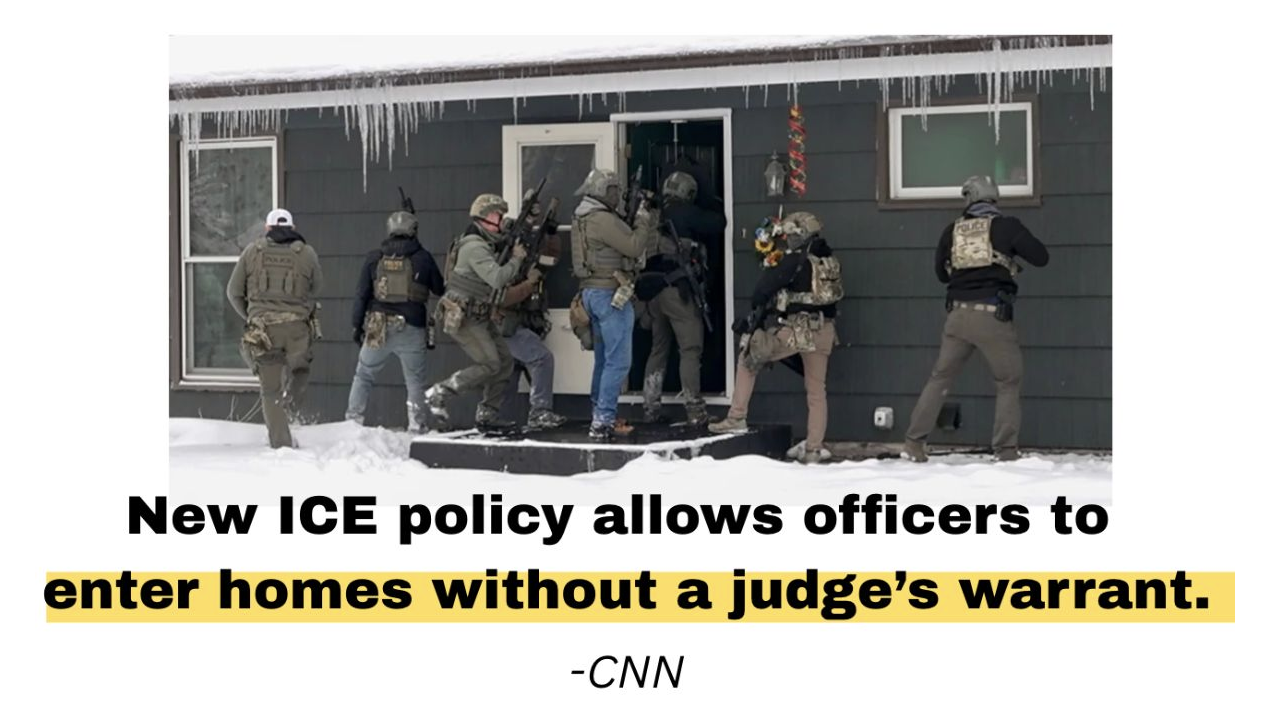 New ICE policy