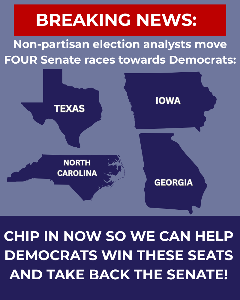 Dems TAKE BACK the Senate!