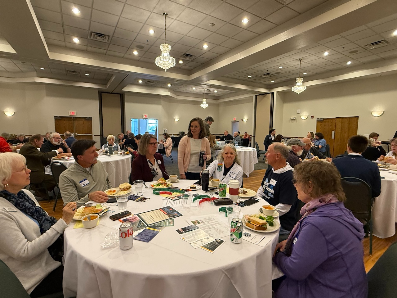 Sara Rodriguez at the at the 6th Congressional District Convention.