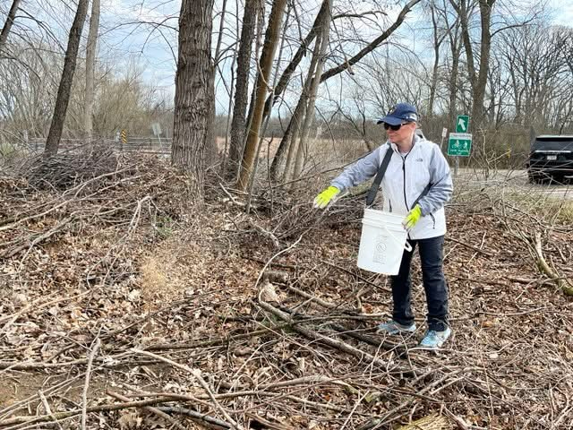 Sara Rodriguez on Earth Day at Governor Nelson State Park