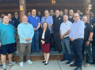 Teamsters’ leadership building last week. They talked about Wisconsin’s forestry, exports, public transportation and roads, AI, and more.