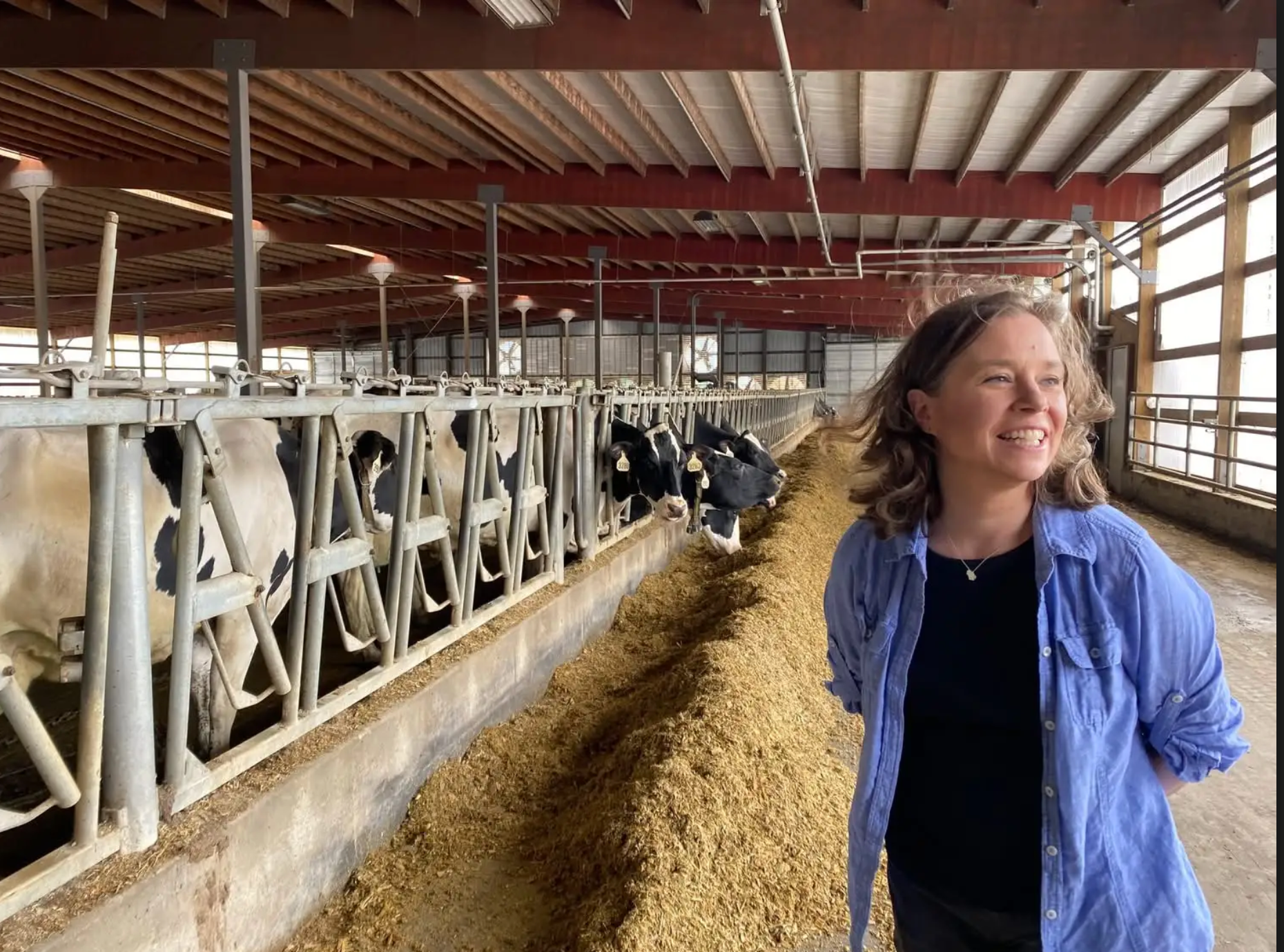 Sara Rodriguez at the Feltz Family Farm